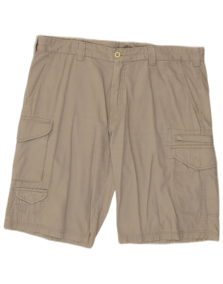 VINTAGE Short Cargo Homme IT 56 3XL W40 Beige