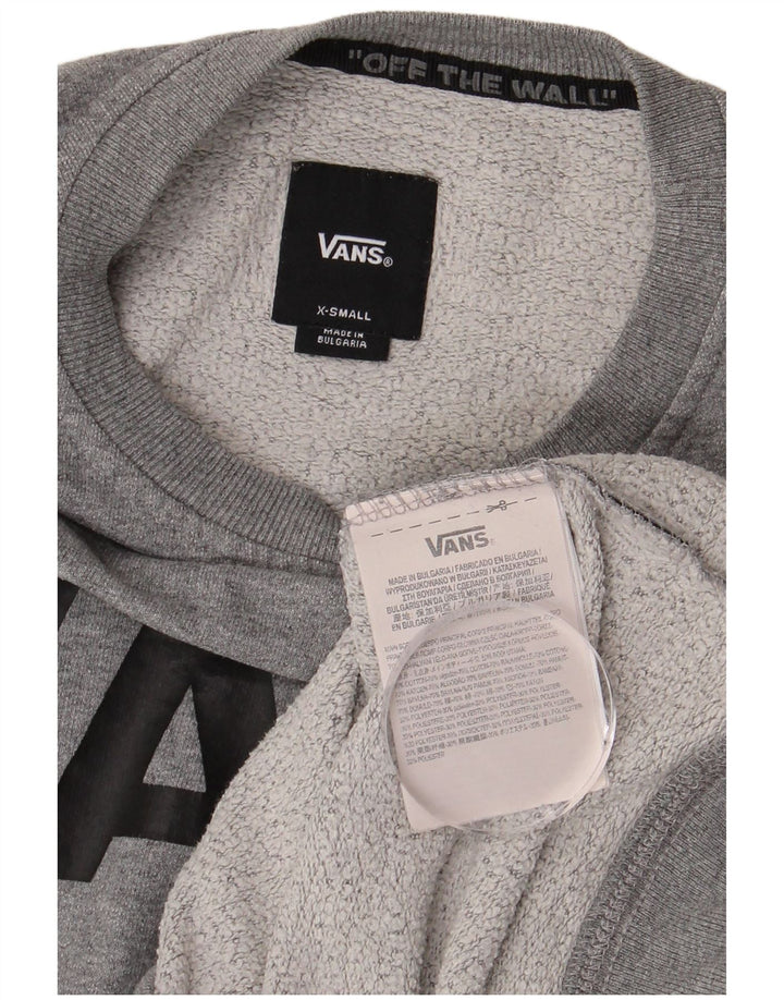 VANS Sweat-shirt pour homme XS en coton moucheté gris