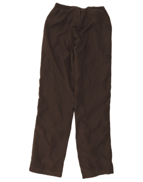 Reebok Pantalon De Survêtement Femme UK 4 XS Gris Rayé Polyester