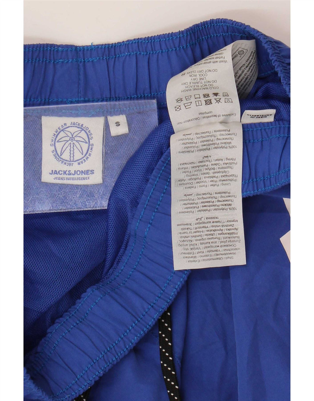 Jack & Jones Short de Bain Graphique Homme Petit Bleu Polyester
