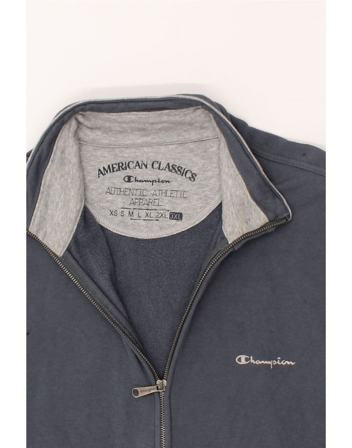 CHAMPION Veste de Survêtement Homme 3XL Bleu Marine Coton
