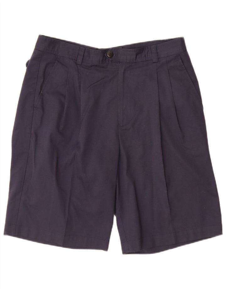 Sergio Tacchini Short Chino Pegged Homme IT 50 Large W34 Bleu Marine