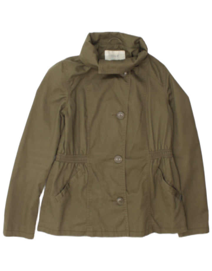 Only Veste Bomber Femme UK 42 Polyester Vert Moyen