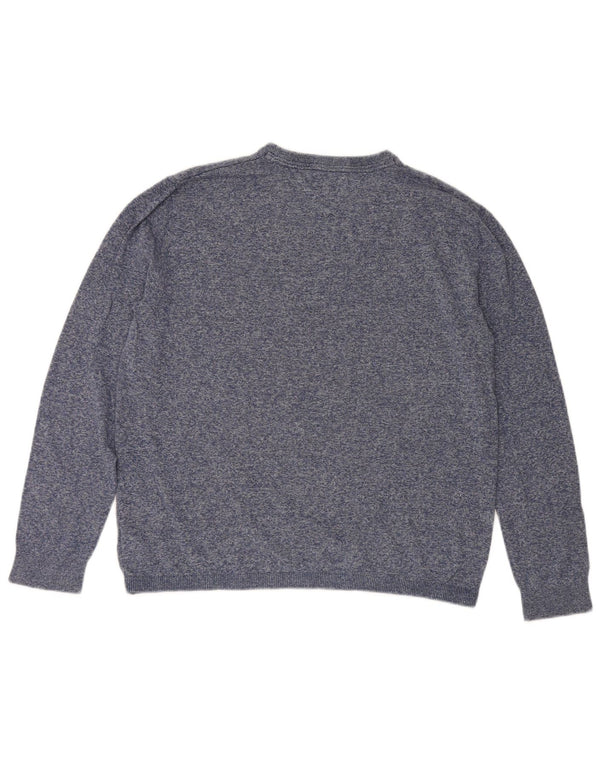 Tommy Hilfiger Pull ras du cou pour femme UK 16 Large Bleu marine Coton