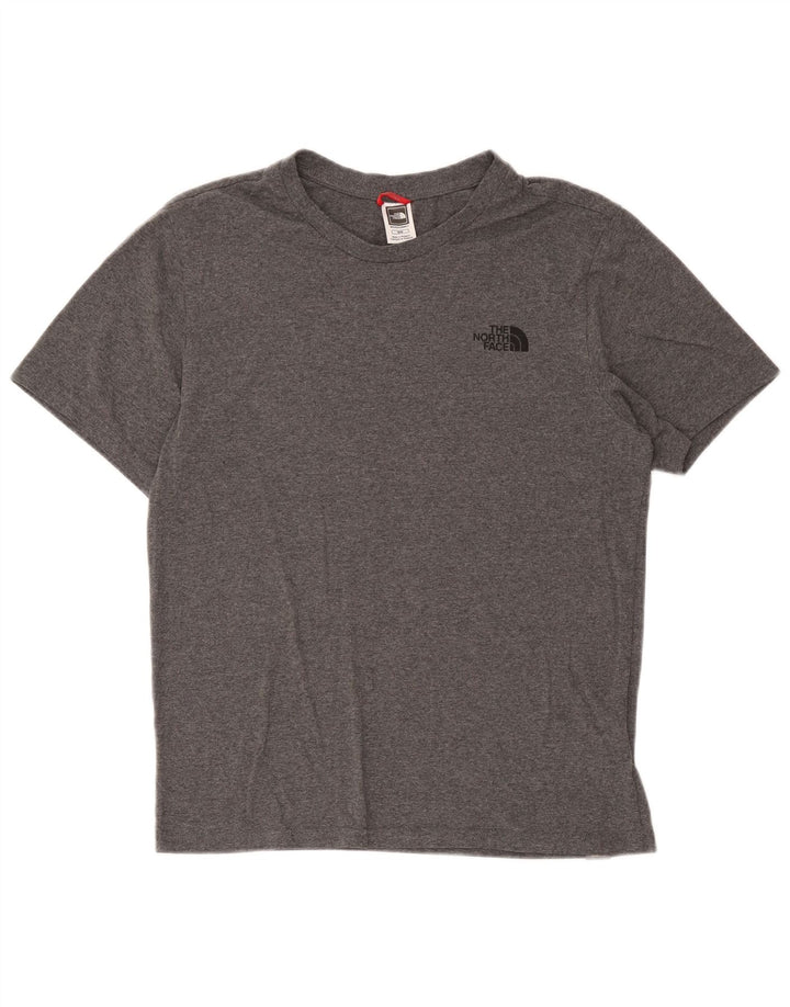 The North Face T-Shirt Homme Gris Moyen Moucheté Coton
