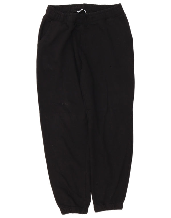 ZARA Pantalon de survêtement pour homme en coton noir moyen