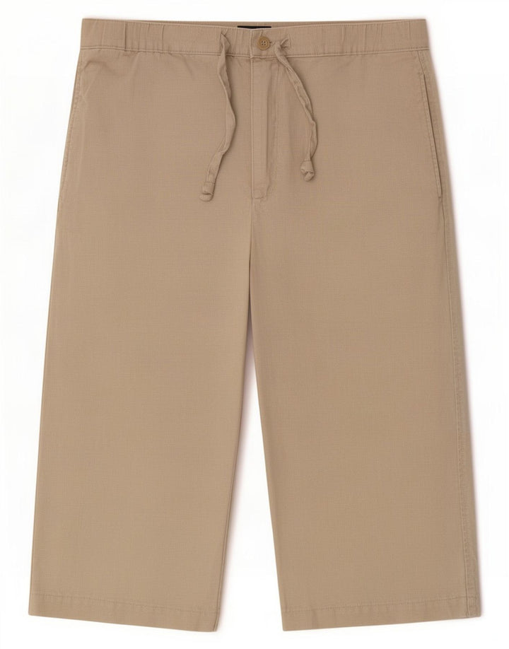 Marks & Spencer Pantalon Capri Blue Harbor W32 Homme Beige Moyen