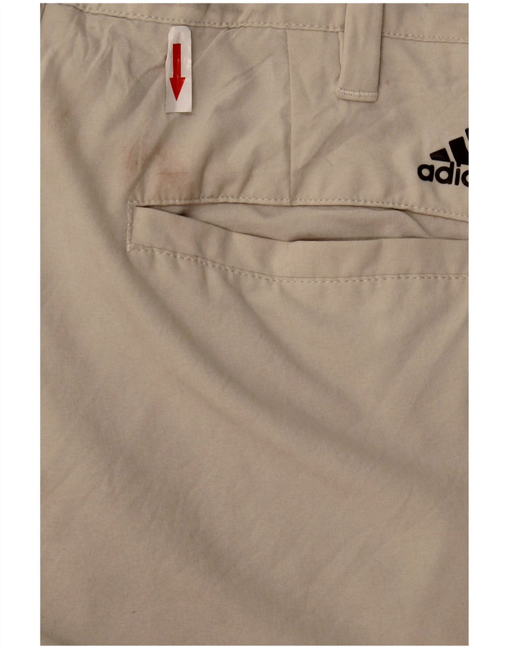 Adidas Pantalon Chino Droit Homme W30 L32 Beige Polyester