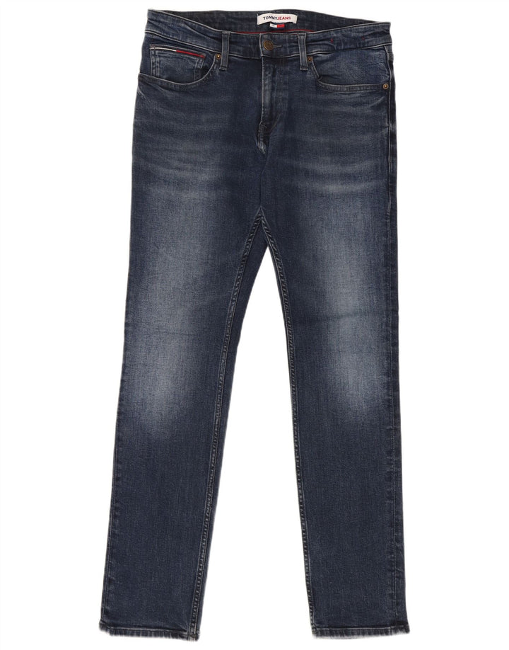 Tommy Hilfiger Jean Slim Homme W32 L32 Bleu Coton