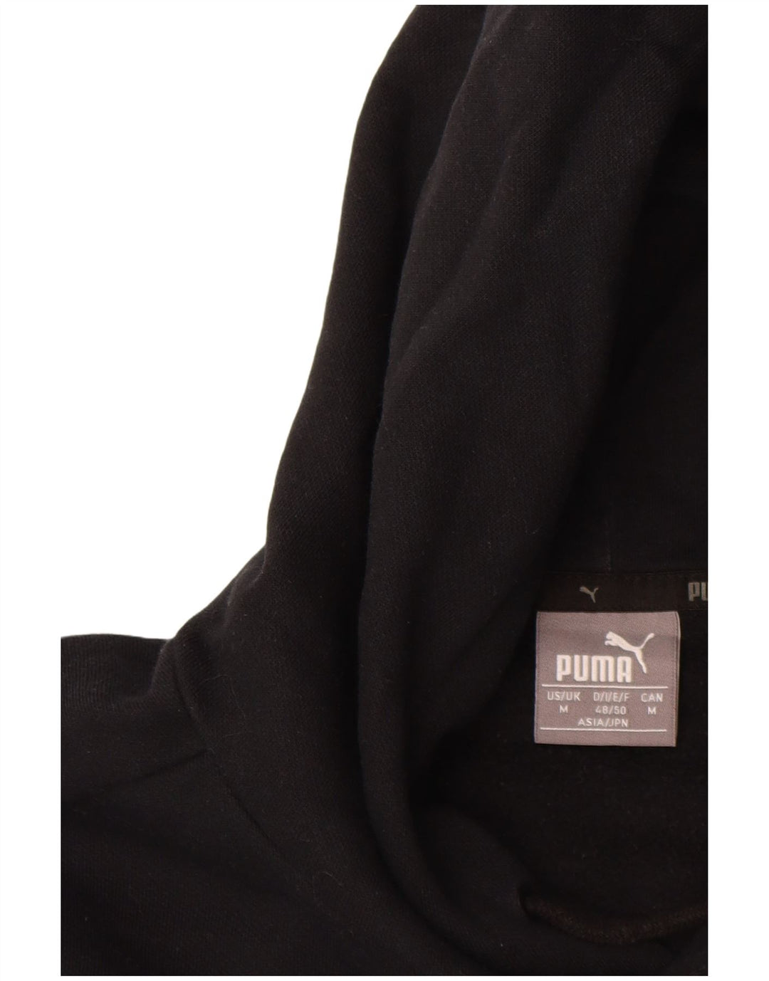 PUMA Sweat à Capuche Graphique Homme Noir Moyen Coton