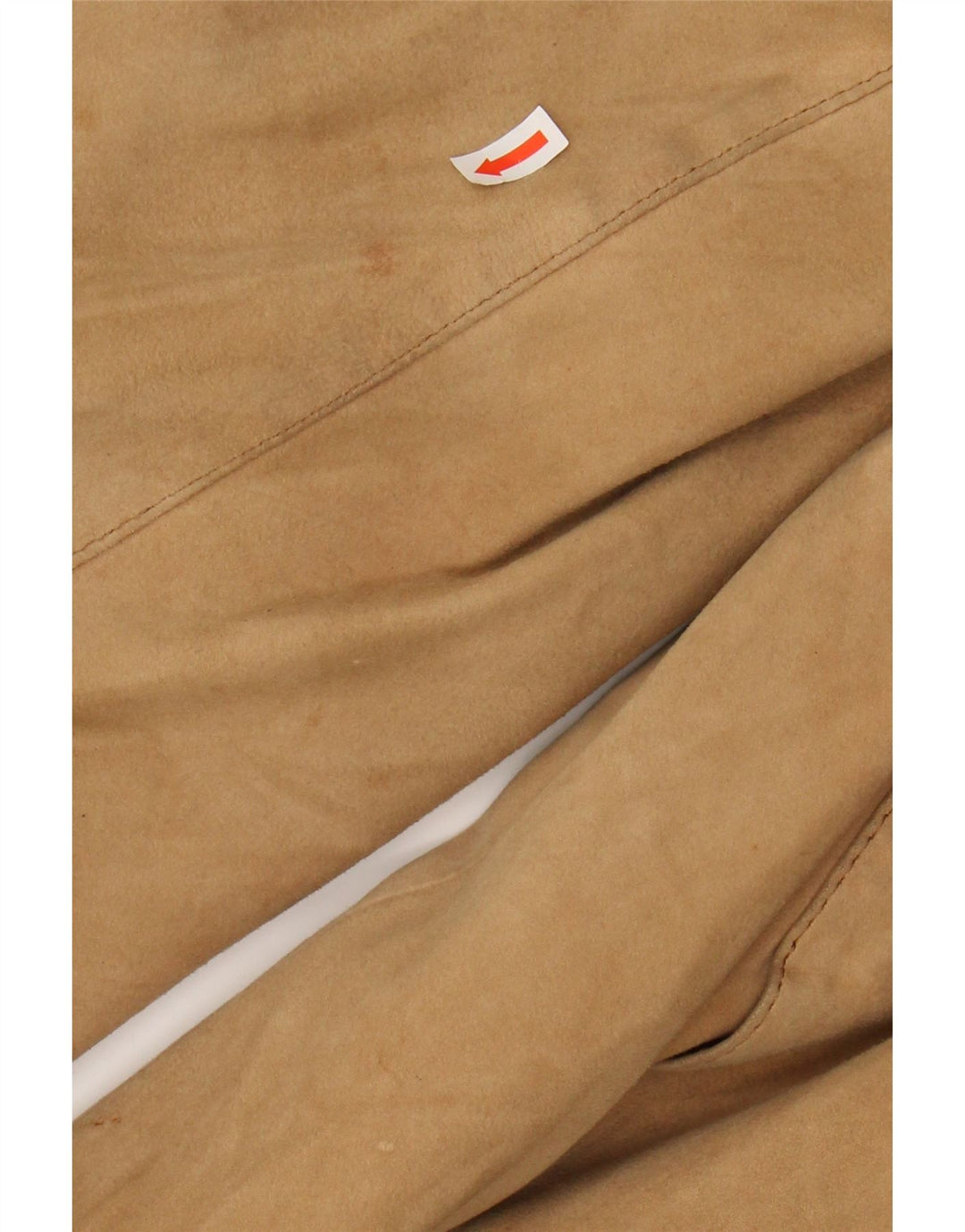 VINTAGE Veste bomber en daim pour homme UK 38 Beige moyen