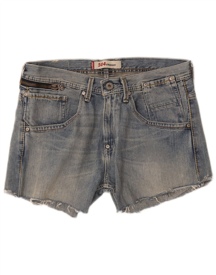 Levi's Short en Jean 504 Femme W34 Large Bleu