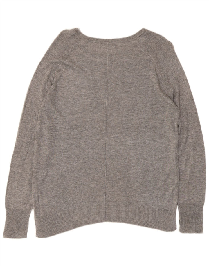 Zara Chemisier Femme UK 14 Gris Moyen
