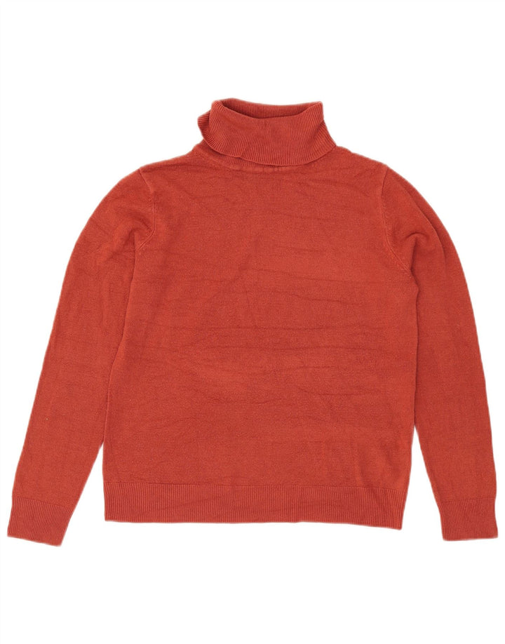 Marks & Spencer Pull col roulé pour femme UK 10 Petit Bordeaux