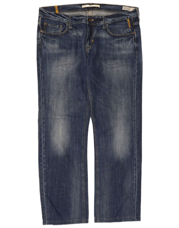 Meltin' Pot Jean Droit Markus Homme W38 L31 Bleu