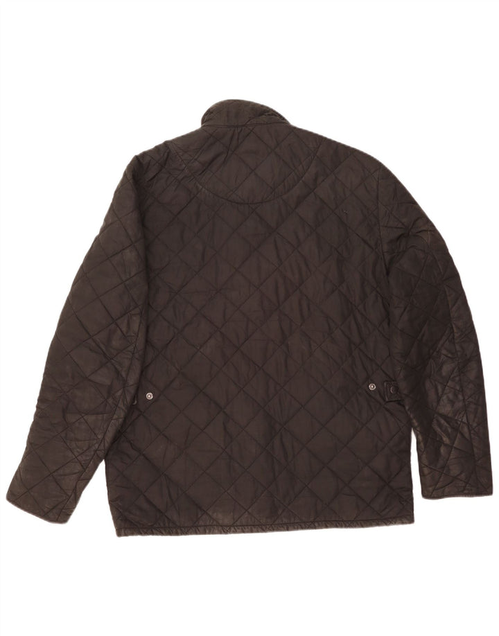 Barbour Veste matelassée pour homme UK 40 Large Noir
