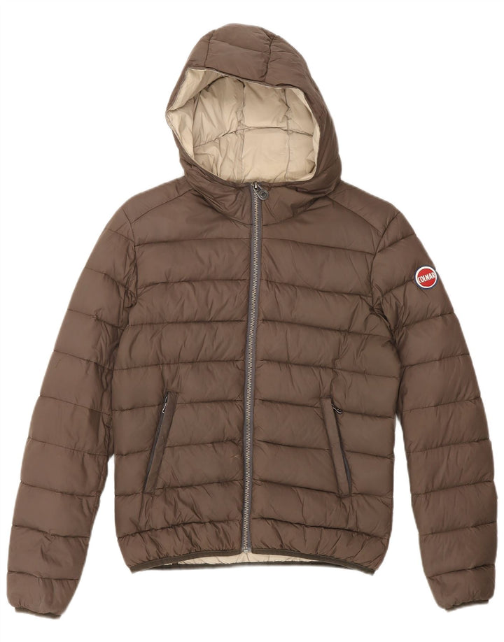 Colmar Veste matelassée à capuche pour femme EU 40 Marron moyen Polyester