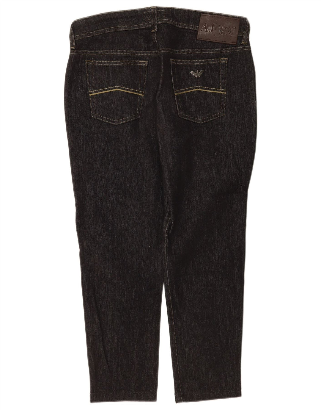 Armani Femme Jean Court W29 L23 Coton Noir
