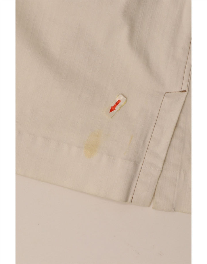 MARLBORO CLASSICS Mini jupe taille haute femme EU 50 3XL W36 coton blanc