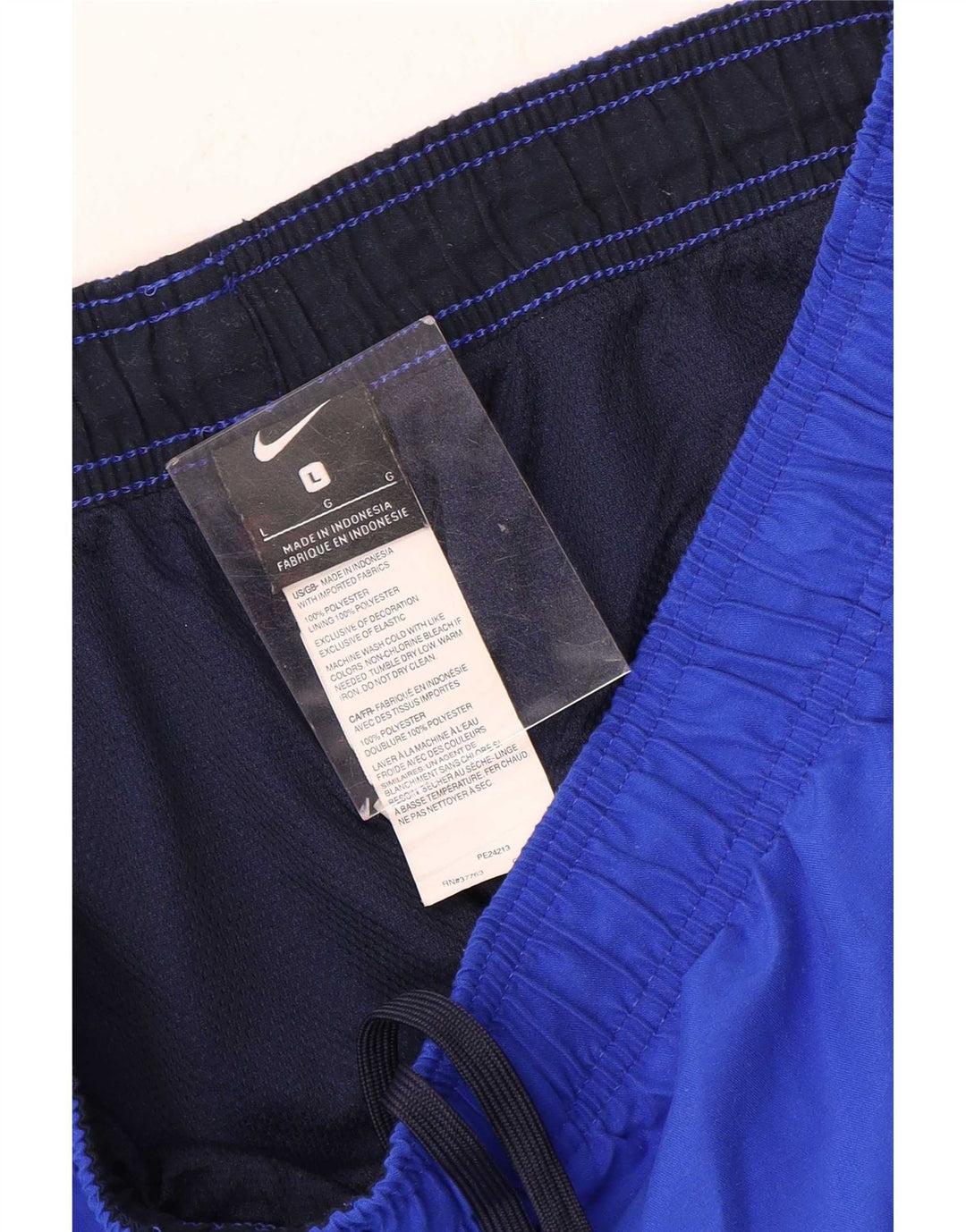 Short de sport Nike pour hommes, grand, bleu, polyester