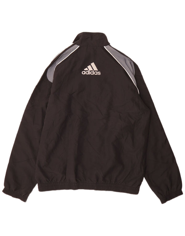 Adidas Veste de survêtement graphique pour homme XL Noir Colorblock Sports