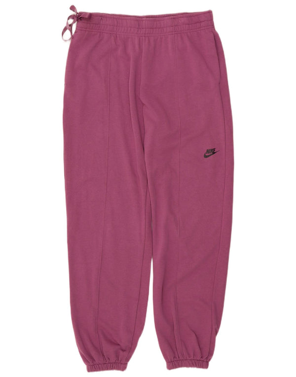 NIKE Pantalon de survêtement pour femme Joggers UK 16 Large Violet Coton