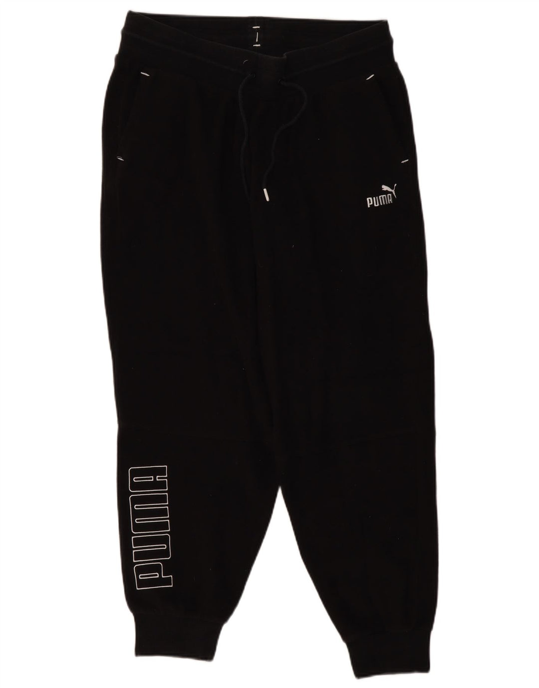 Puma Pantalon de survêtement graphique pour femme Joggers XL Noir Polyester Halloween