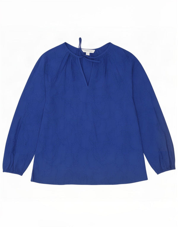 Marks & Spencer Chemisier à manches longues Autograph pour femme UK 10 Petit Bleu