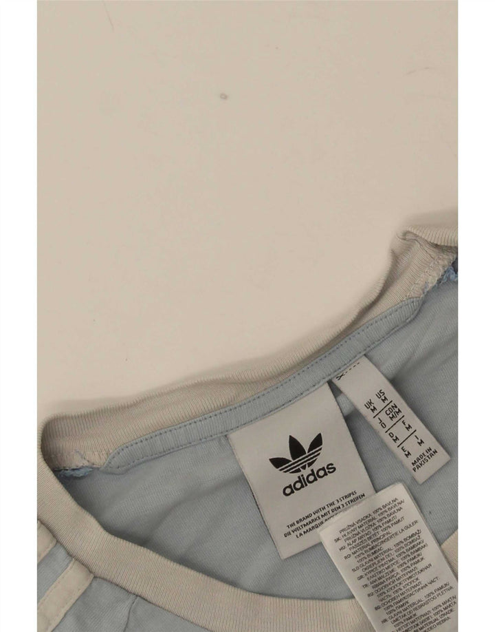 Adidas T-Shirt Homme Top Bleu Moyen Coton