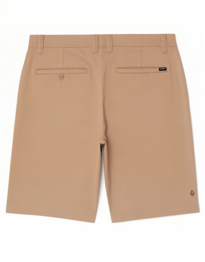 Volcom Short Chino Homme Large W36 Beige Polyester