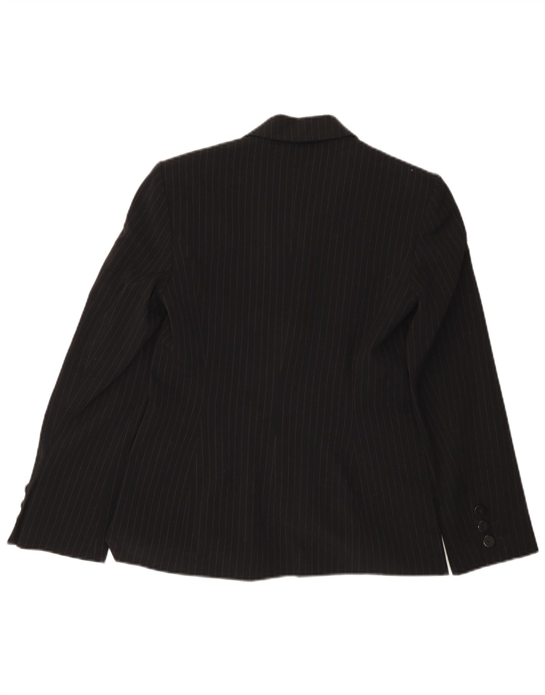 Marks & Spencer Veste blazer à 2 boutons pour femme UK 8 Petites rayures noires