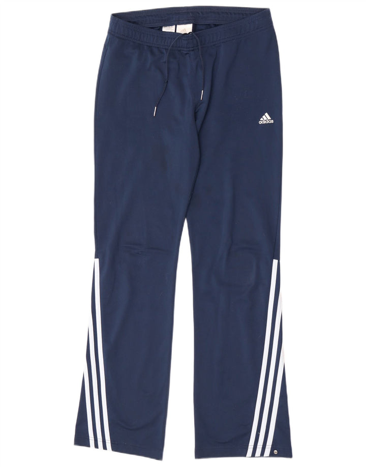 Adidas Pantalon de survêtement pour femme UK 12 Bleu moyen Polyester