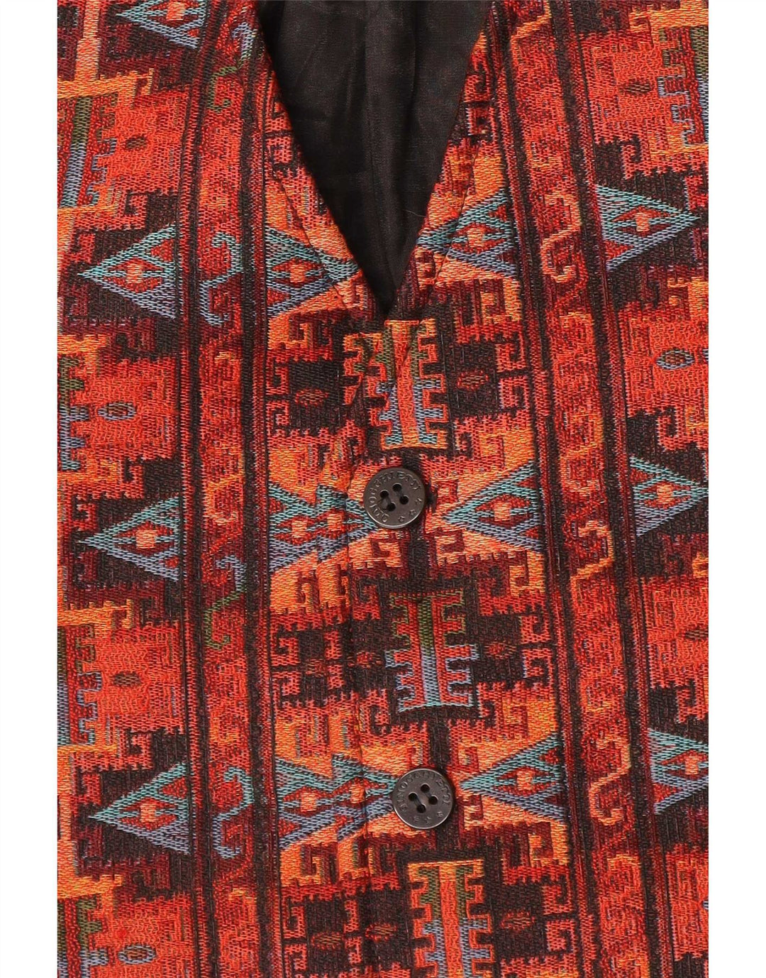 Umberto Ginocchietti Gilet Homme Rouge Moyen Géométrique