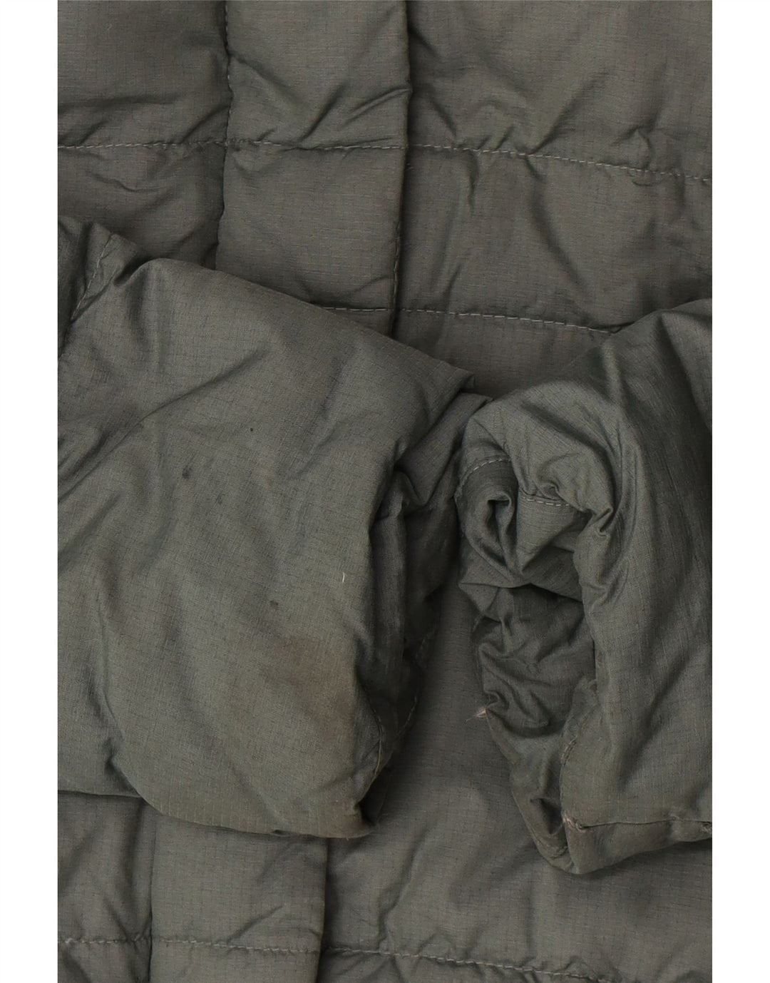 Columbia Manteau rembourré à capuche pour femme UK 16 Large Vert Polyester