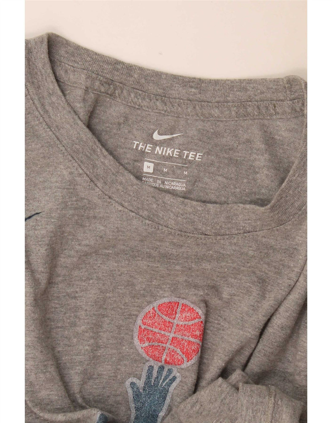 Nike T-Shirt Graphique Washington Wizards Homme Gris Moyen