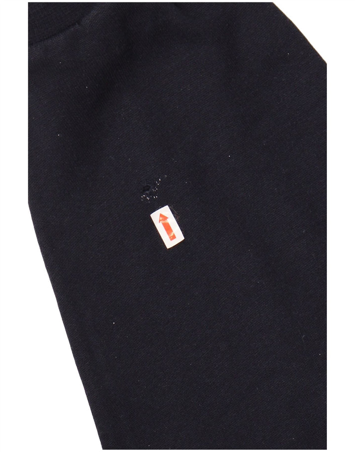 GREAT BAY Pull à col boutonné pour homme en coton bleu marine Taille L