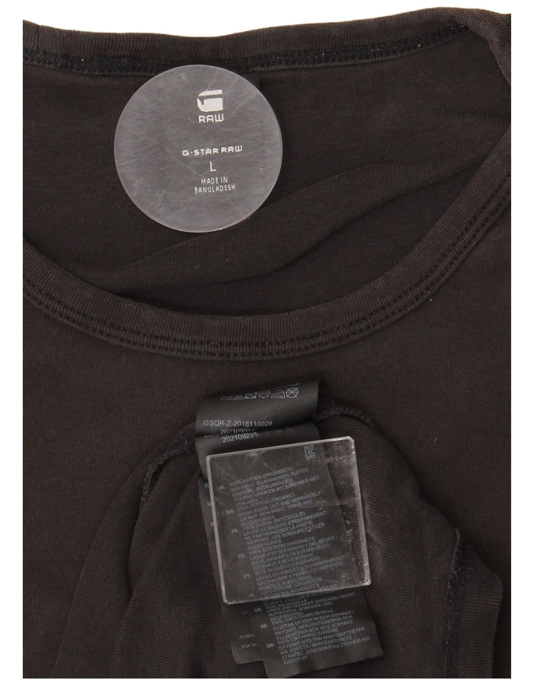 G-STAR T-Shirt Homme Haut Large Noir Coton