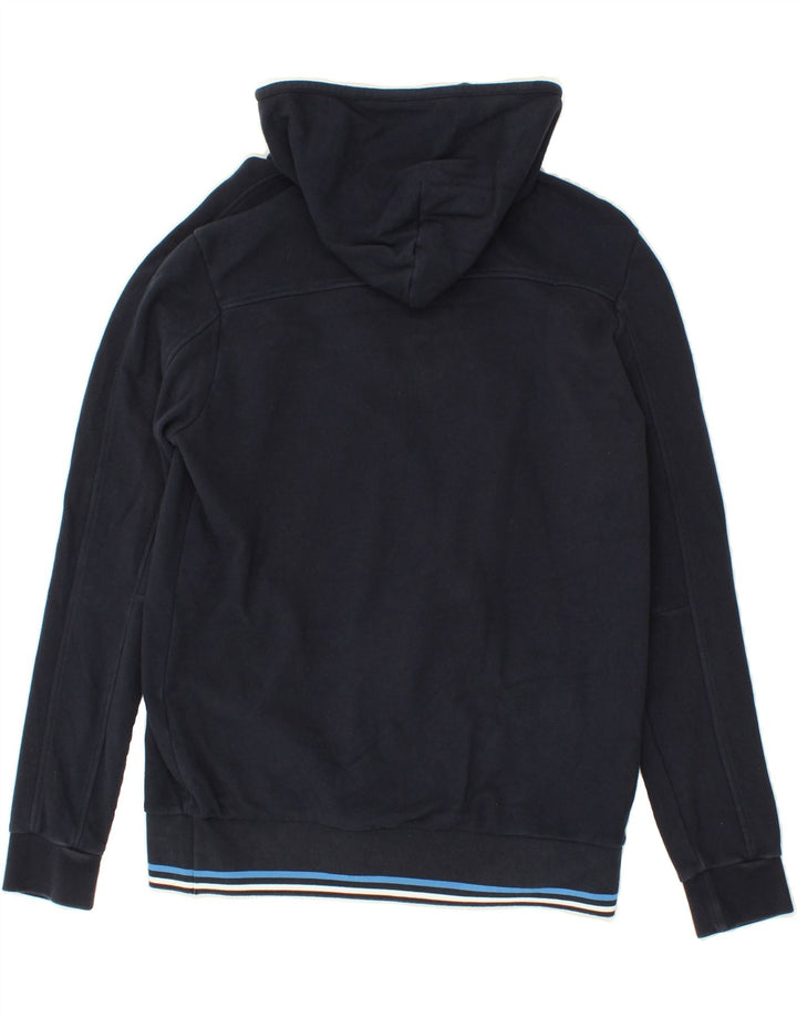 JACK WILLS Mens Hoodie Jumper Small Navy Blue Cotton Vintage Jack Wills and Second-Hand Jack Wills from Messina Hembry 
