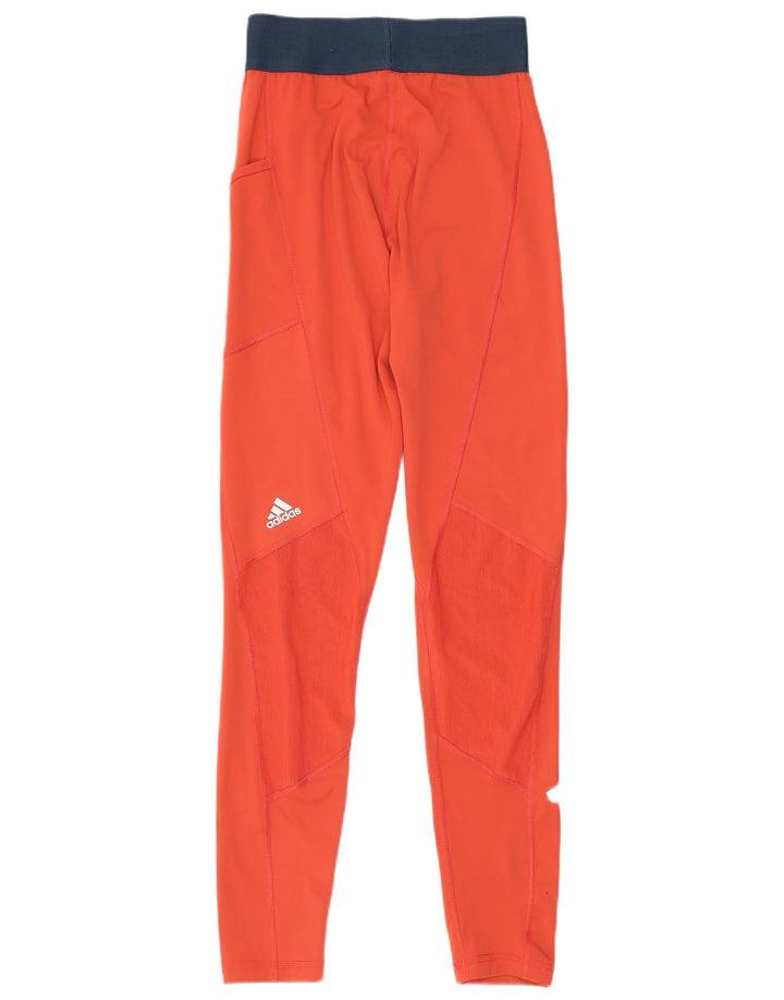 Adidas Legging graphique pour femme UK 4/6 XS Rouge Polyester