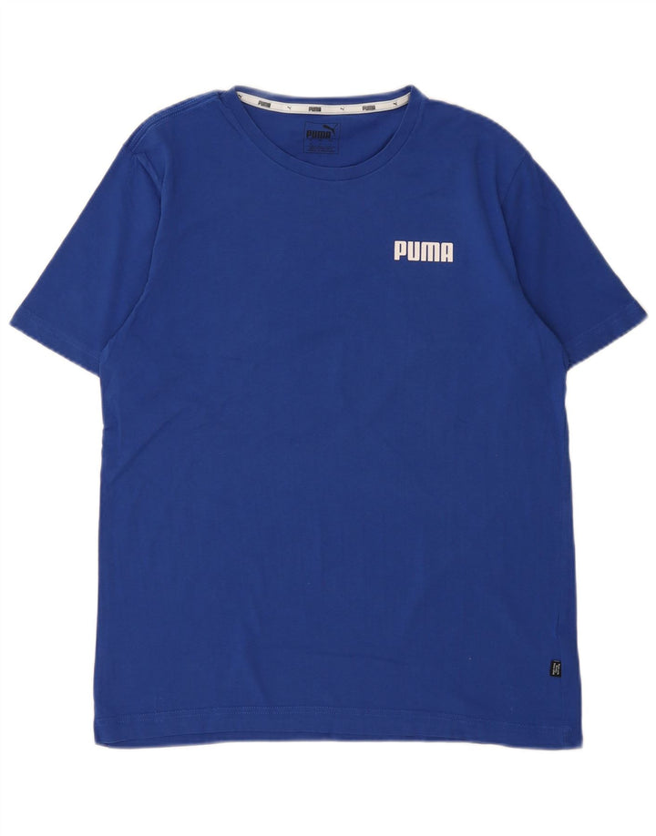 Puma T-Shirt Homme Bleu Moyen Coton