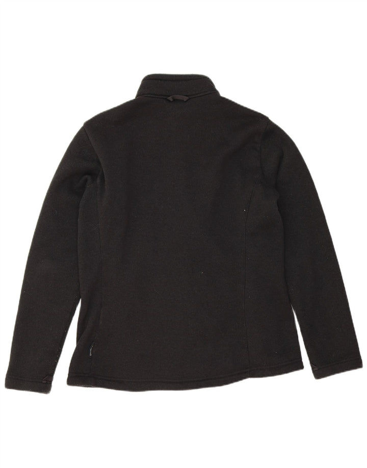 JACK WOLFSKIN Womens Tracksuit Top Jacket UK 14/16 Large Black Polyester