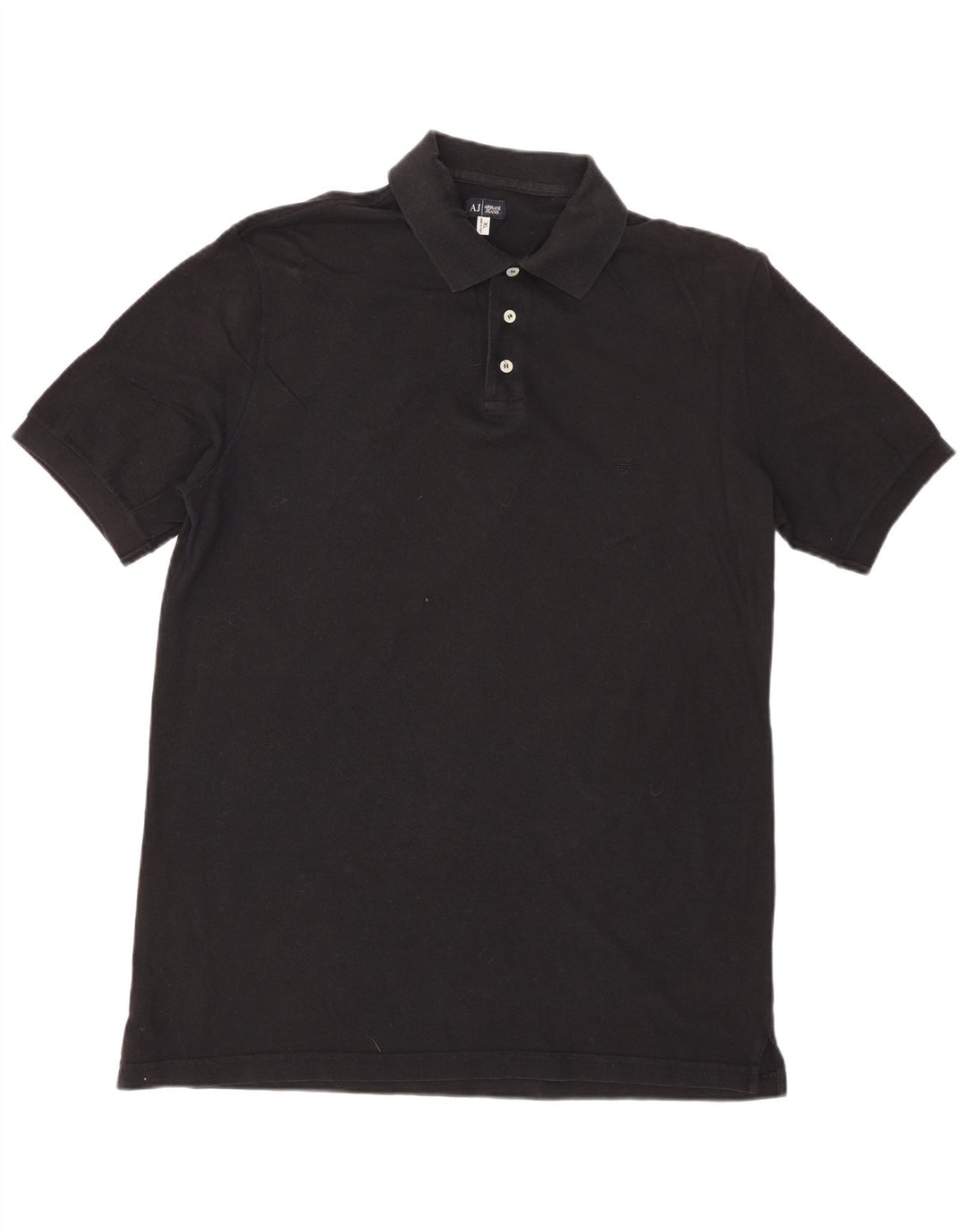 ARMANI JEANS Polo Homme XL Noir Coton