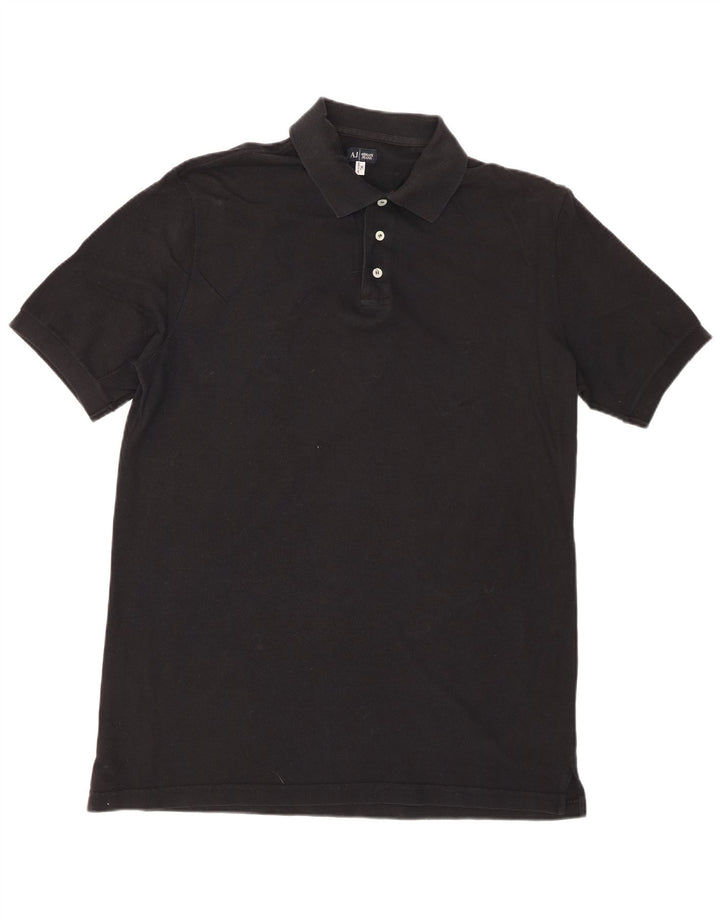 ARMANI JEANS Polo Homme XL Noir Coton