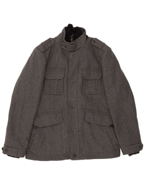 Esprit Veste Militaire Homme UK 42 XL Gris Laine