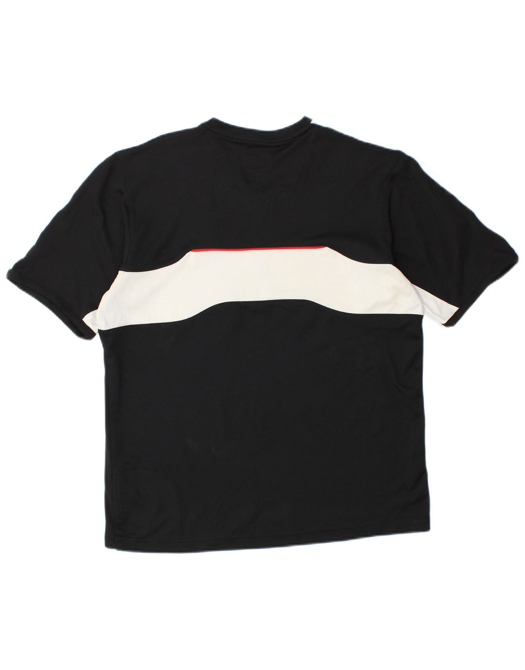 ADIDAS T-Shirt Homme Noir Moyen Polyester Colorblock