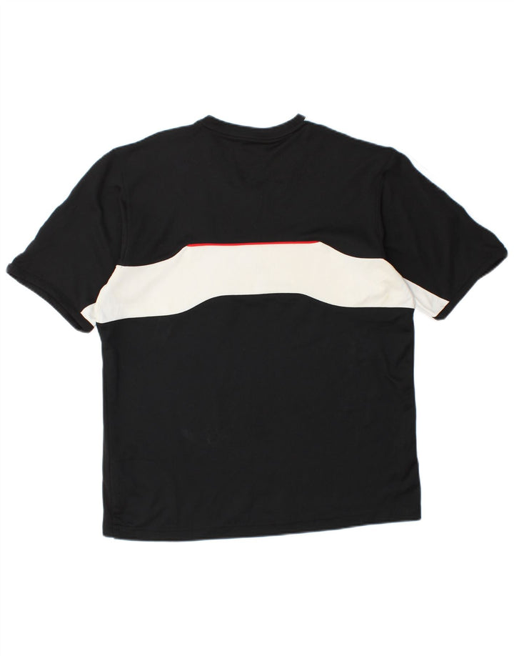 ADIDAS T-Shirt Homme Noir Moyen Polyester Colorblock
