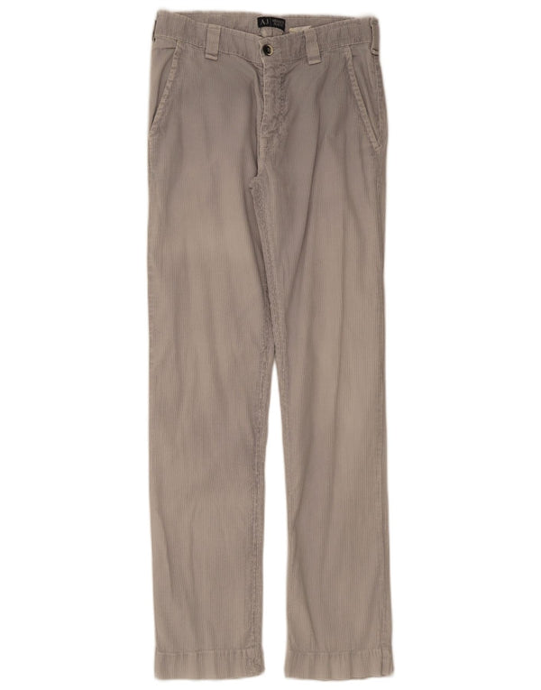 Armani Pantalon Chino Droit Homme EU 46 Small W30 L32 Gris