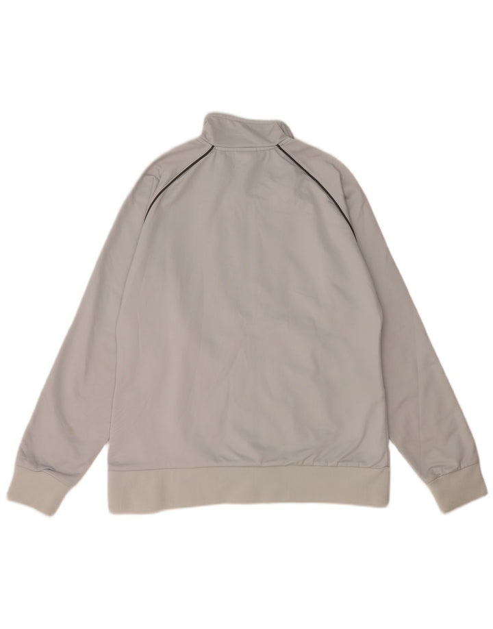 Asics Veste de survêtement pour femme UK 18 XL Gris Polyester