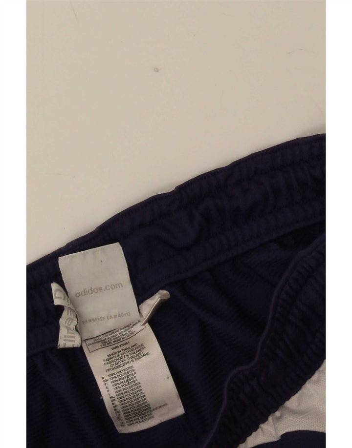 Adidas Short de sport Climalite pour homme en polyester color block bleu marine moyen