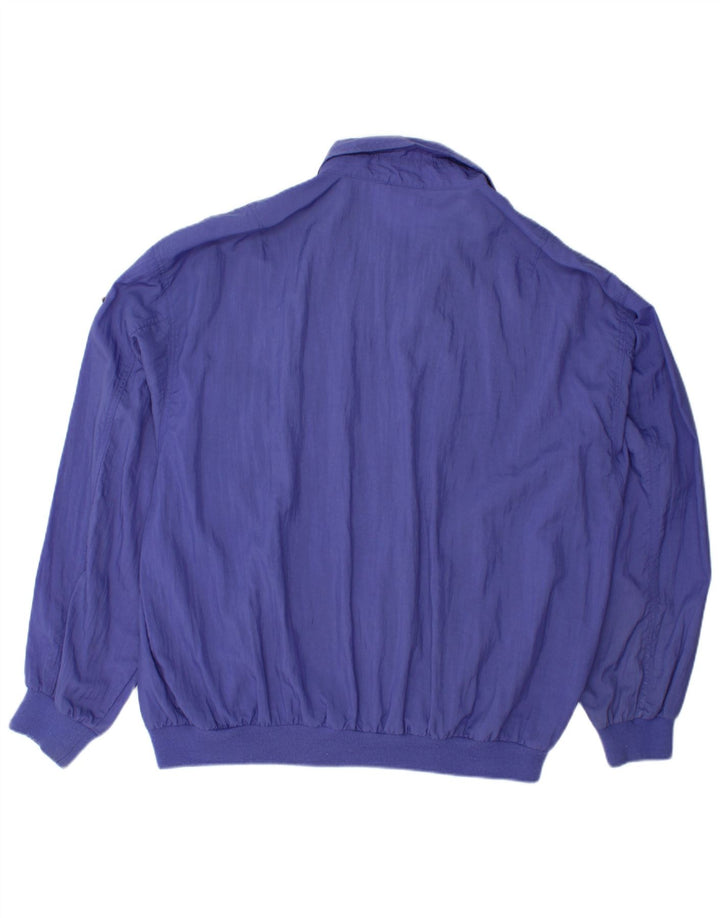 VINTAGE Veste Bomber Homme IT 56 3XL Violet Polyamide